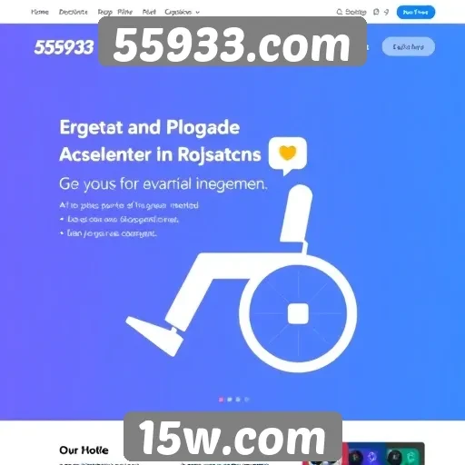 Acessibilidade e design do 55933.com: uma avaliação